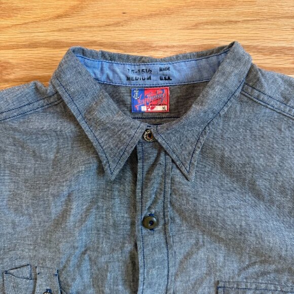Mister Freedom x Sugar Cane FW11 “AMERICAN SPORTSWEAR” N.O.S. Chambray Medium - Picture 7 of 11